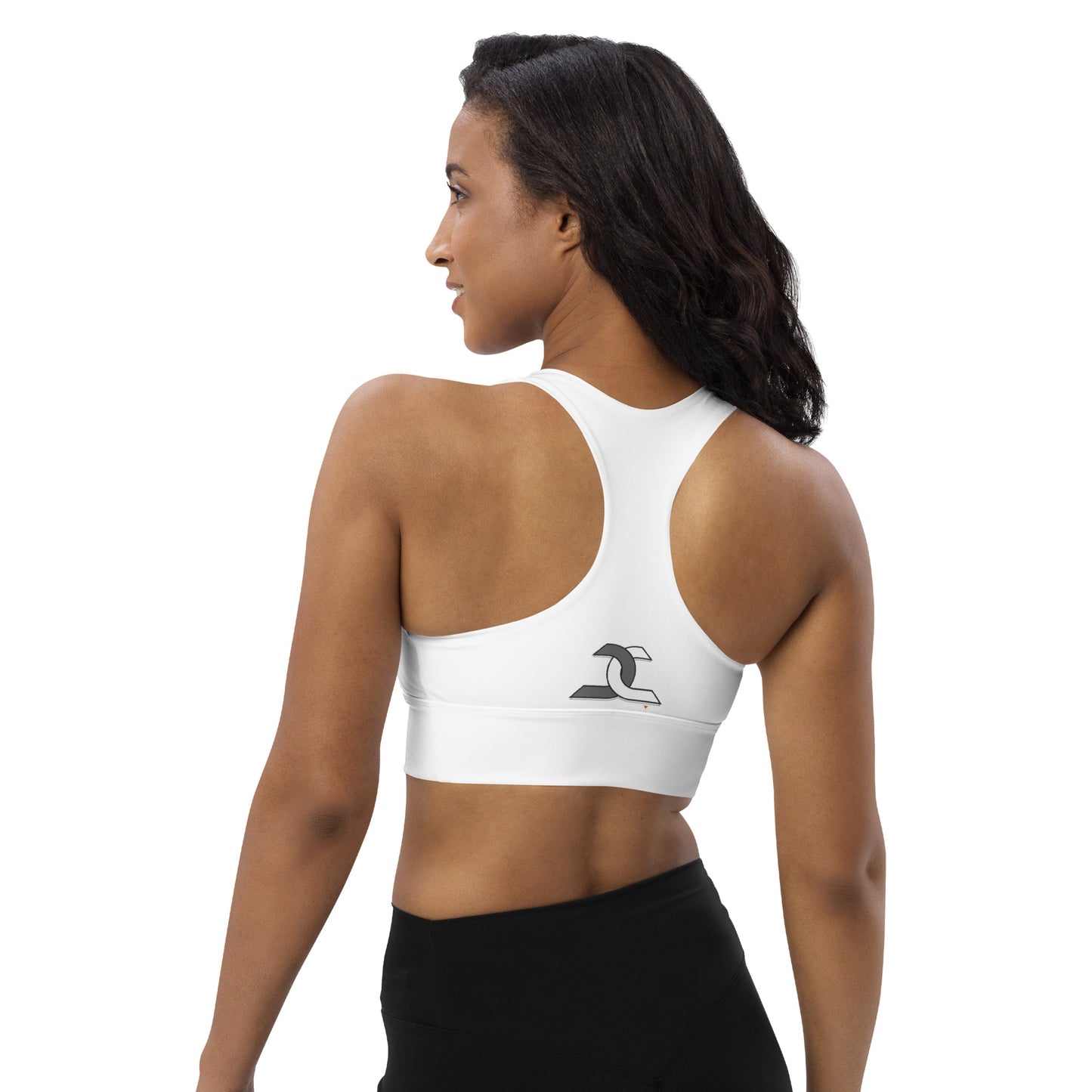 "Alpha & Omega" Longline sports bra
