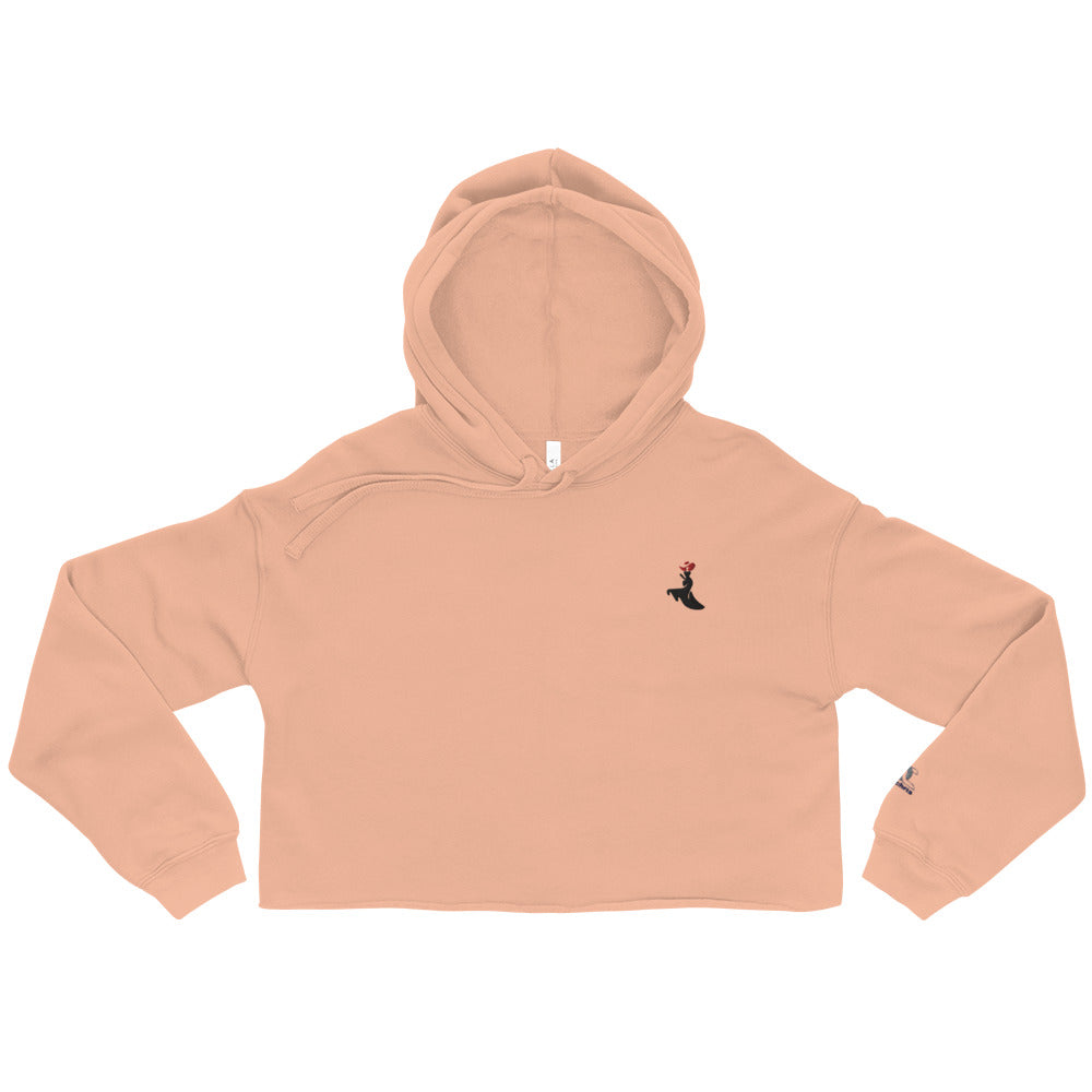"Lady"Crop Hoodie