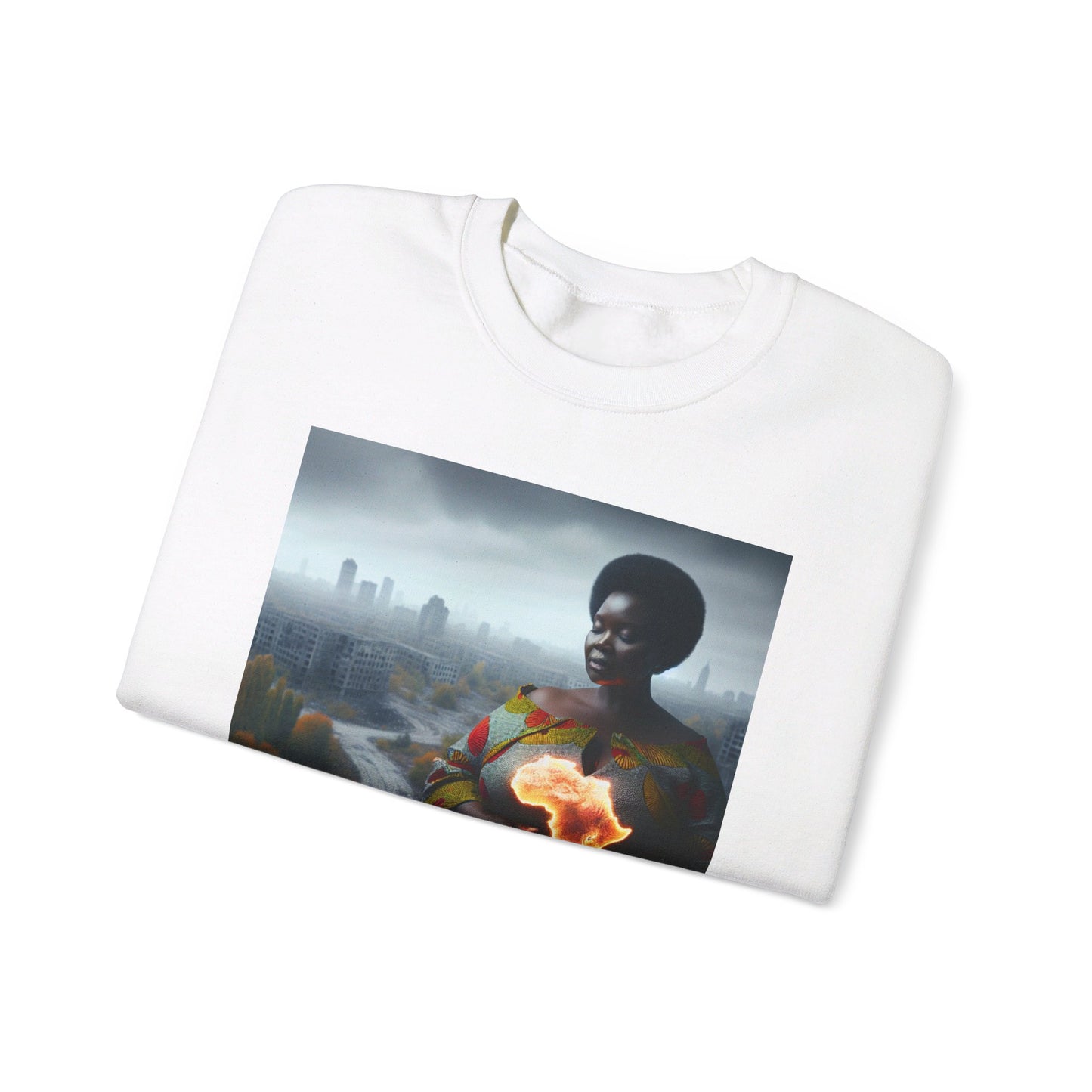 " Mother earth" Unisex Heavy Blend™ Crewneck Sweatshirt