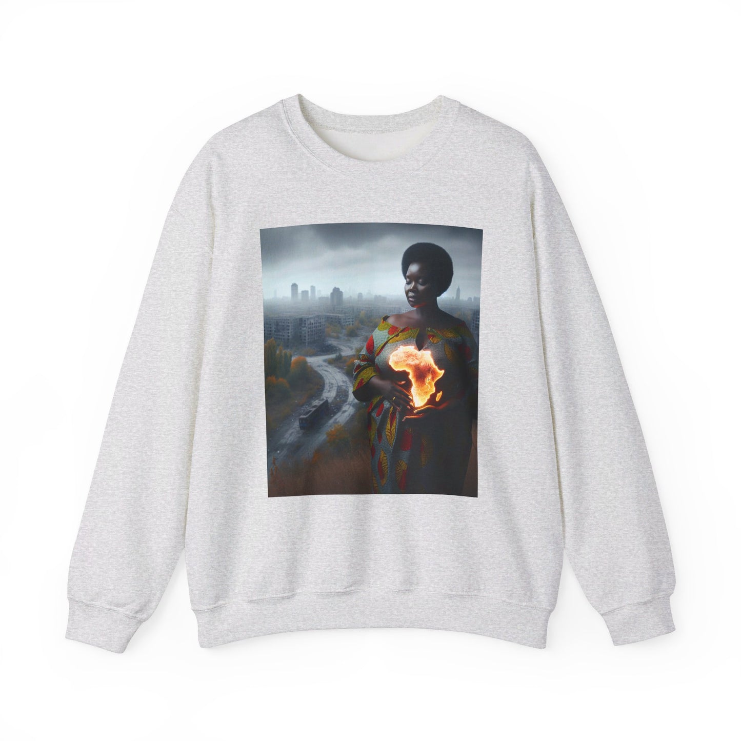 " Mother earth" Unisex Heavy Blend™ Crewneck Sweatshirt
