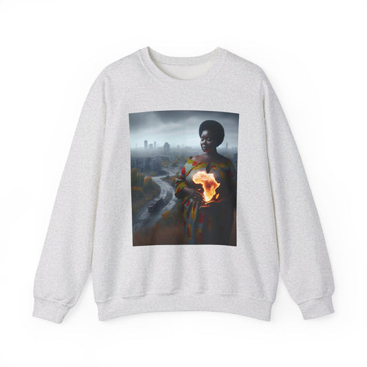 " Mother earth" Unisex Heavy Blend™ Crewneck Sweatshirt