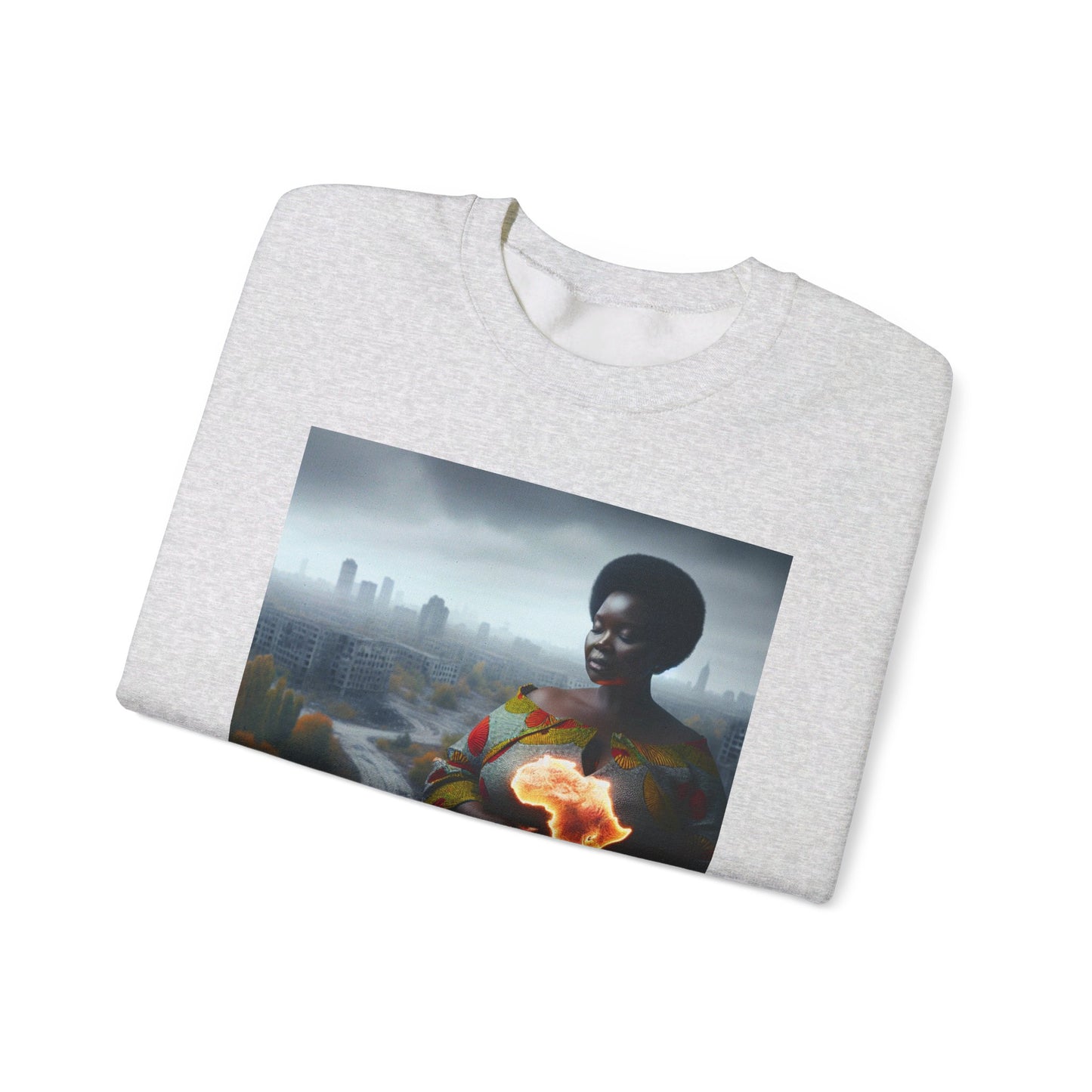 " Mother earth" Unisex Heavy Blend™ Crewneck Sweatshirt