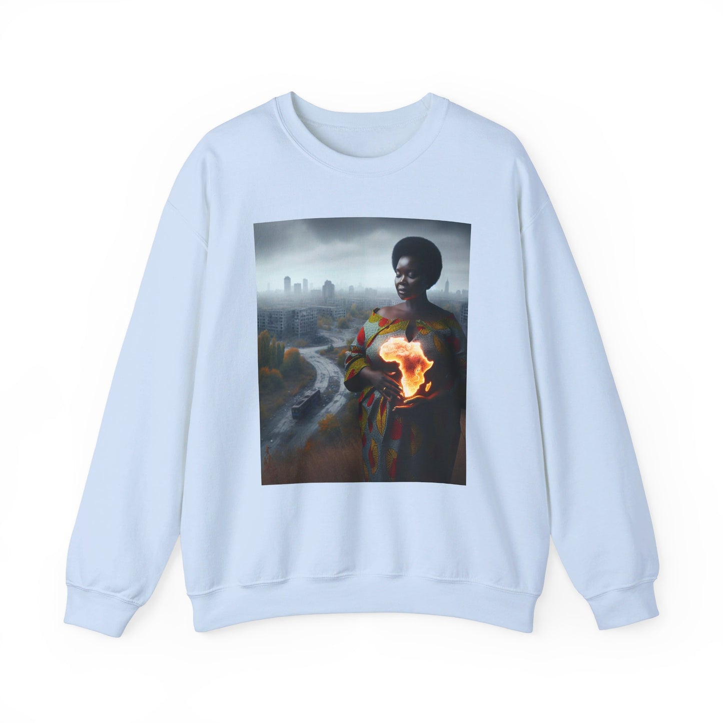 " Mother earth" Unisex Heavy Blend™ Crewneck Sweatshirt