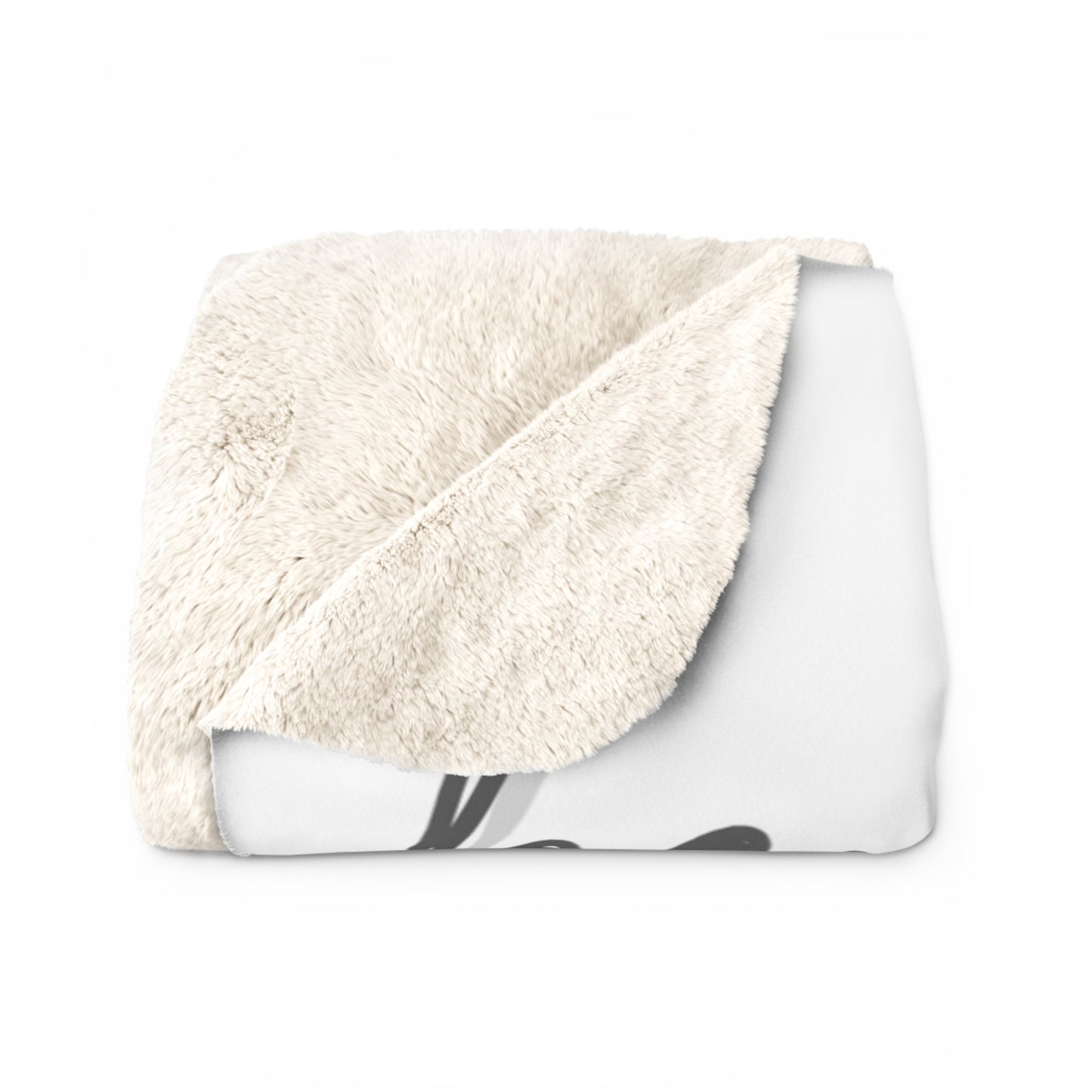 'Never Leave you"  Sherpa Fleece Blanket