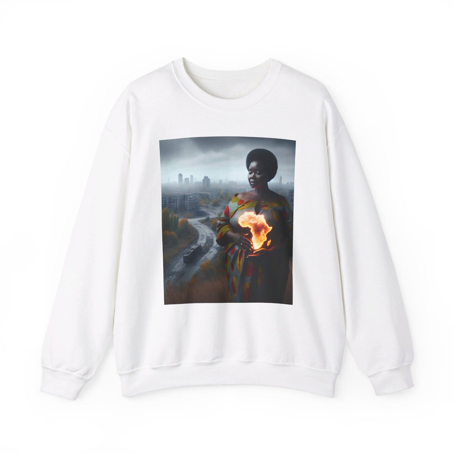 " Mother earth" Unisex Heavy Blend™ Crewneck Sweatshirt