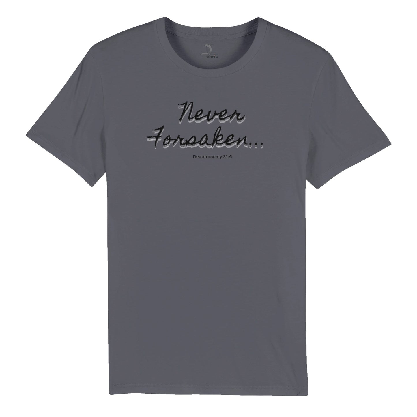 "Never Forsaken" Organic Unisex Crewneck T-shirt