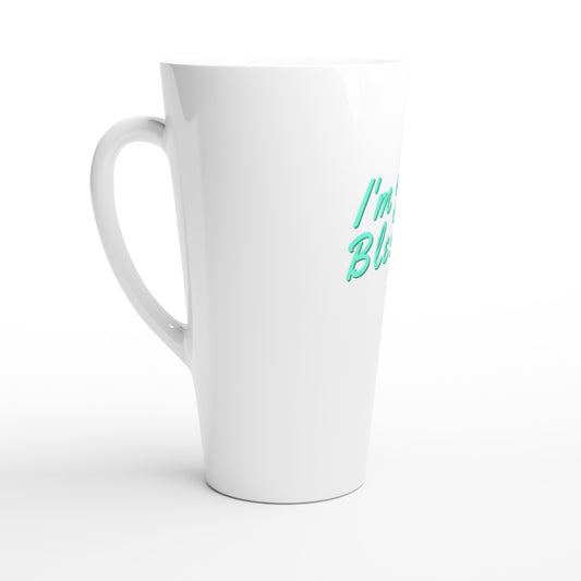 I'm Just Blessed" White Latte 17oz Ceramic Mug