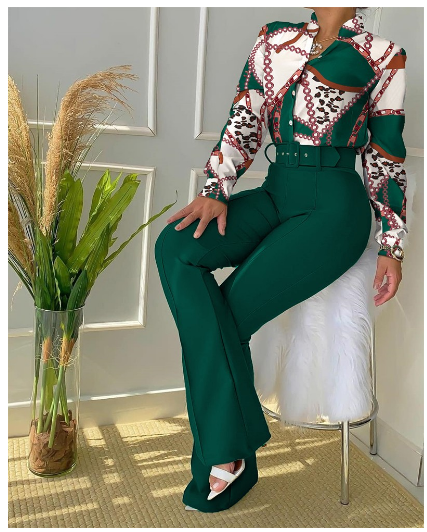 Dechris Elegant Office Wear Two Piece Sets