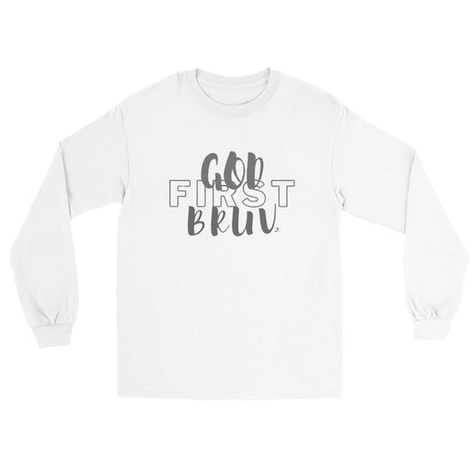 God First Bruv" Classic Unisex Longsleeve T-shirt