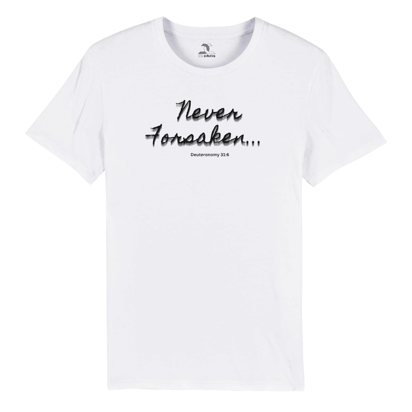 "Never Forsaken" Organic Unisex Crewneck T-shirt