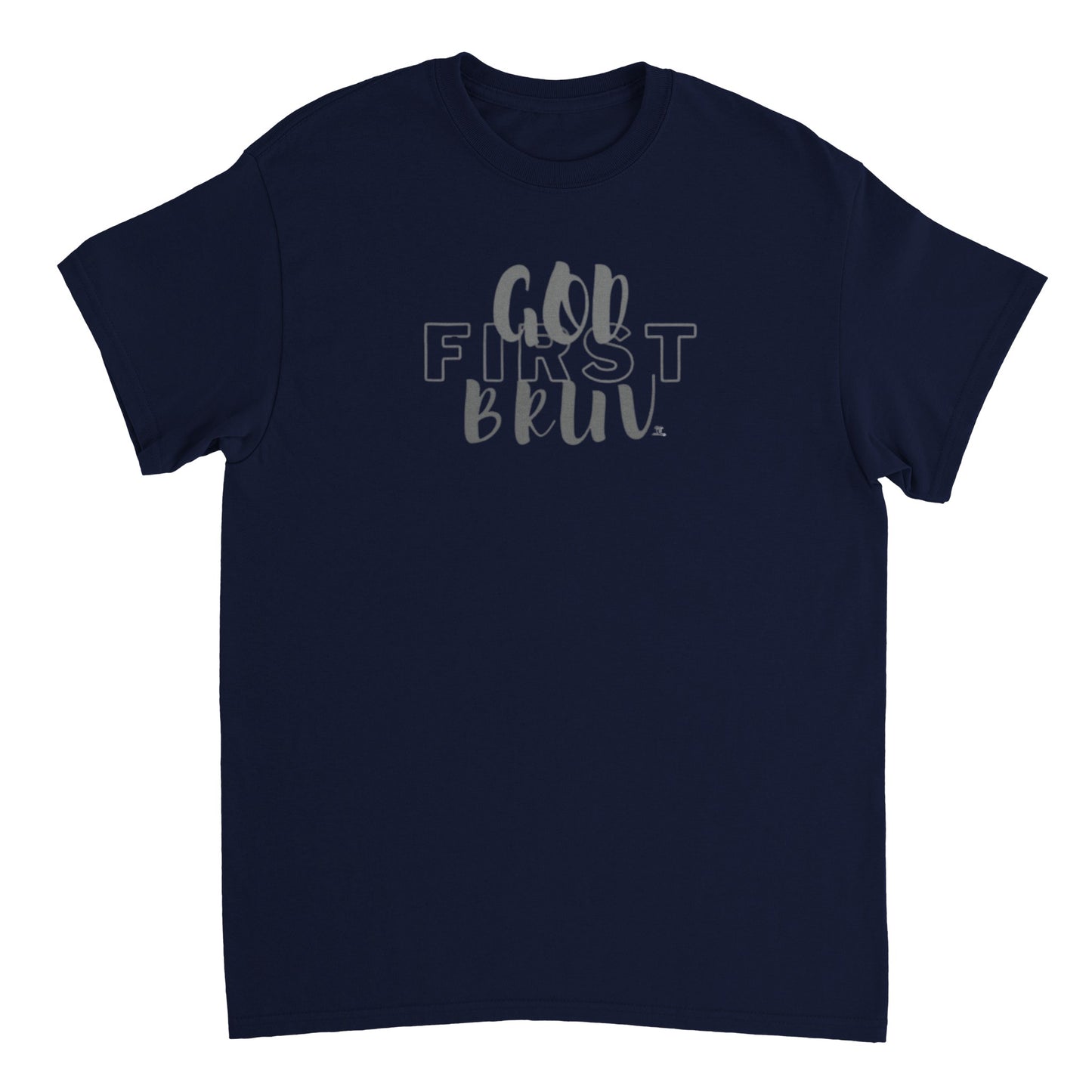 "God First Bruv"  Heavyweight Unisex Crewneck T-shirt