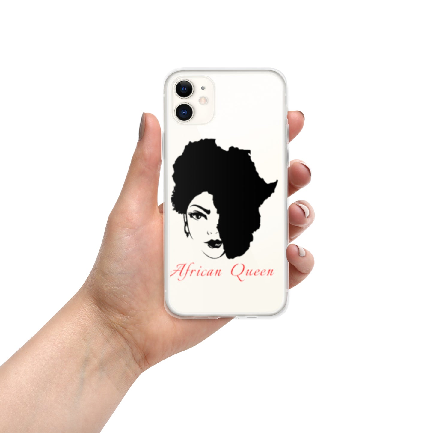 " African Queen" Clear Case for iPhone®