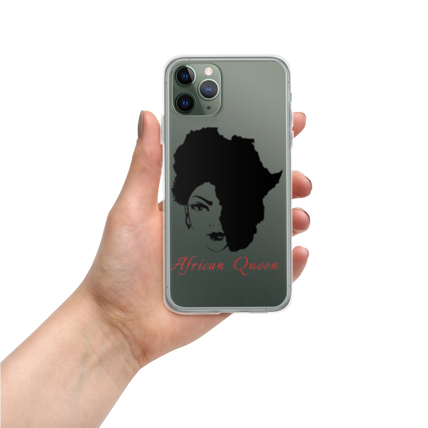 " African Queen" Clear Case for iPhone®
