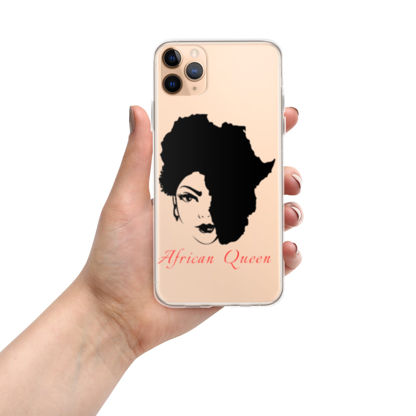 " African Queen" Clear Case for iPhone®