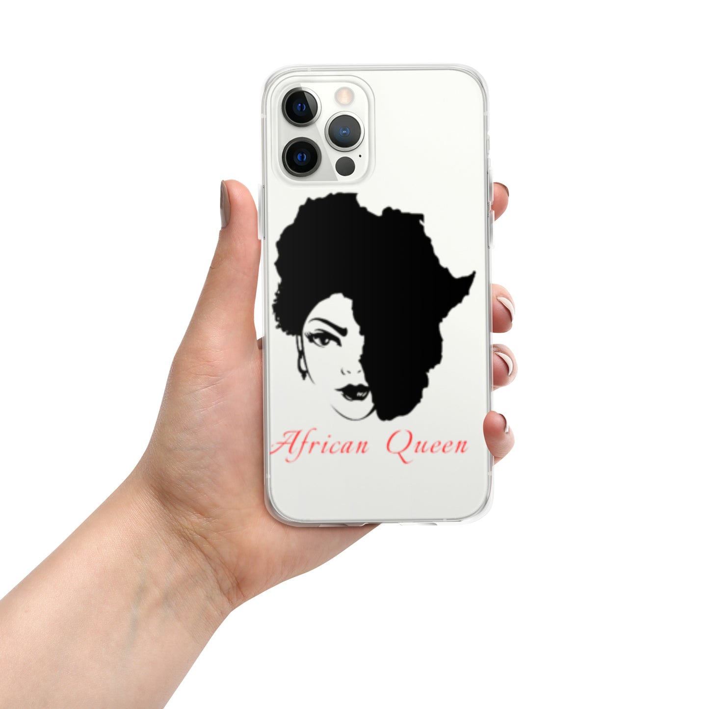 " African Queen" Clear Case for iPhone®