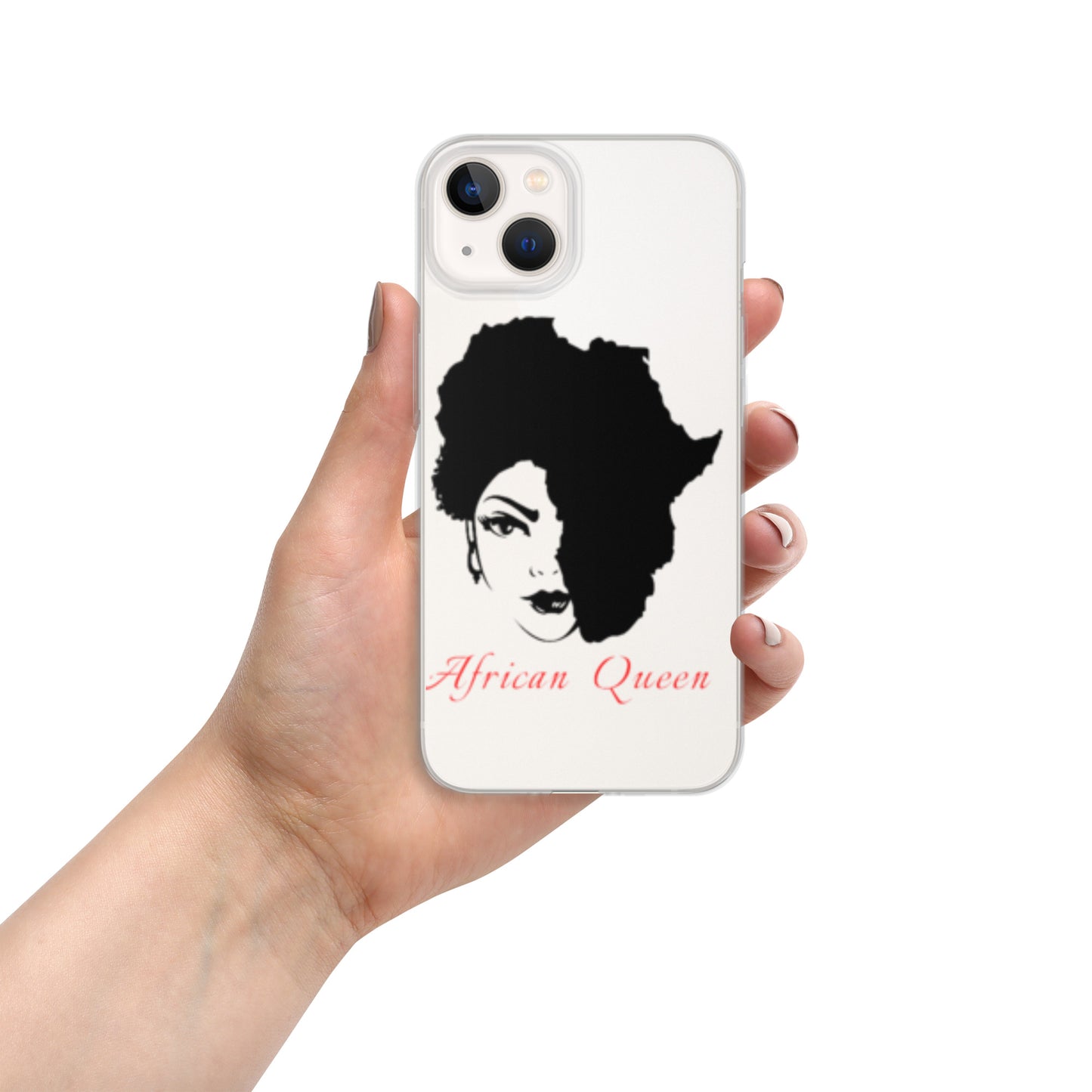 " African Queen" Clear Case for iPhone®
