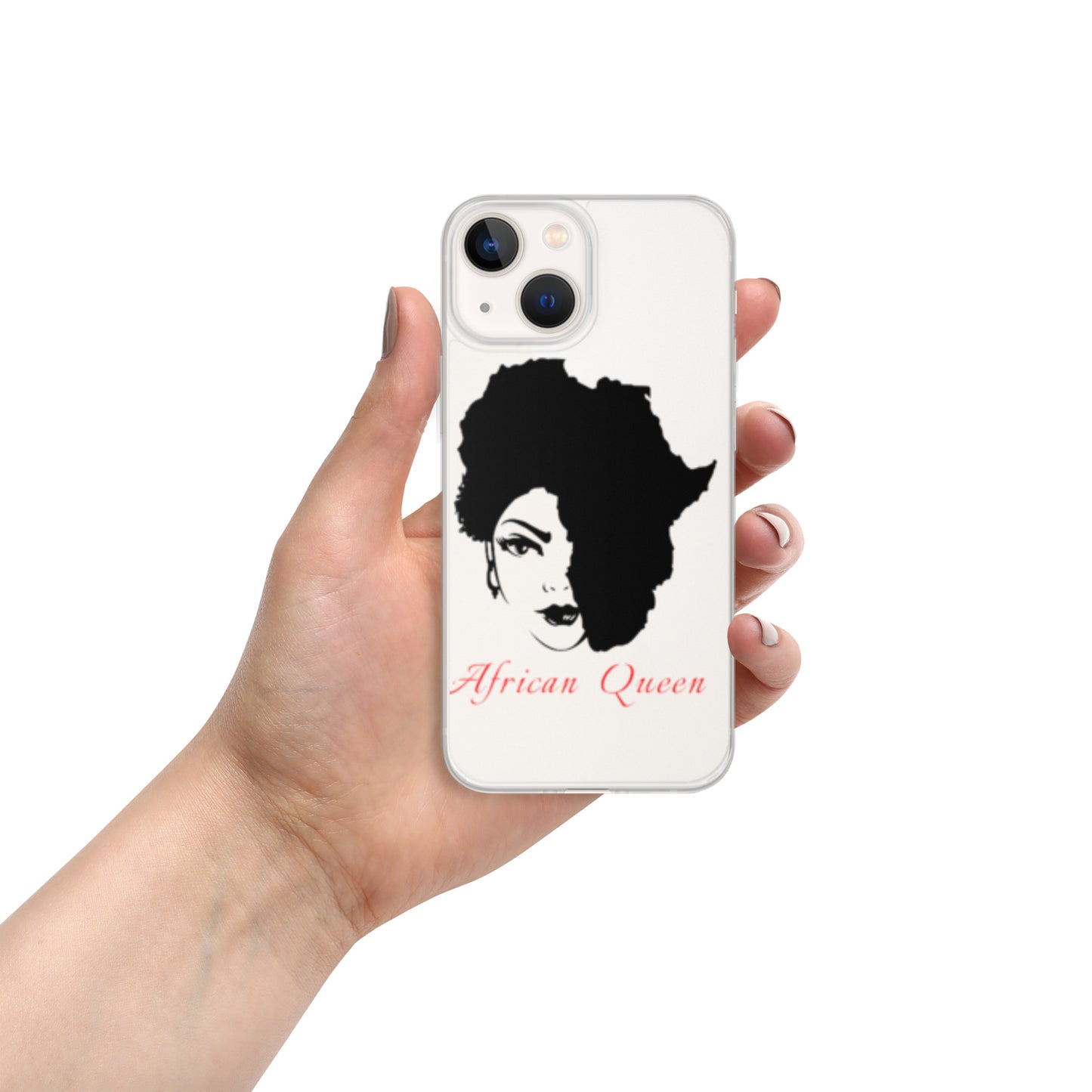 " African Queen" Clear Case for iPhone®