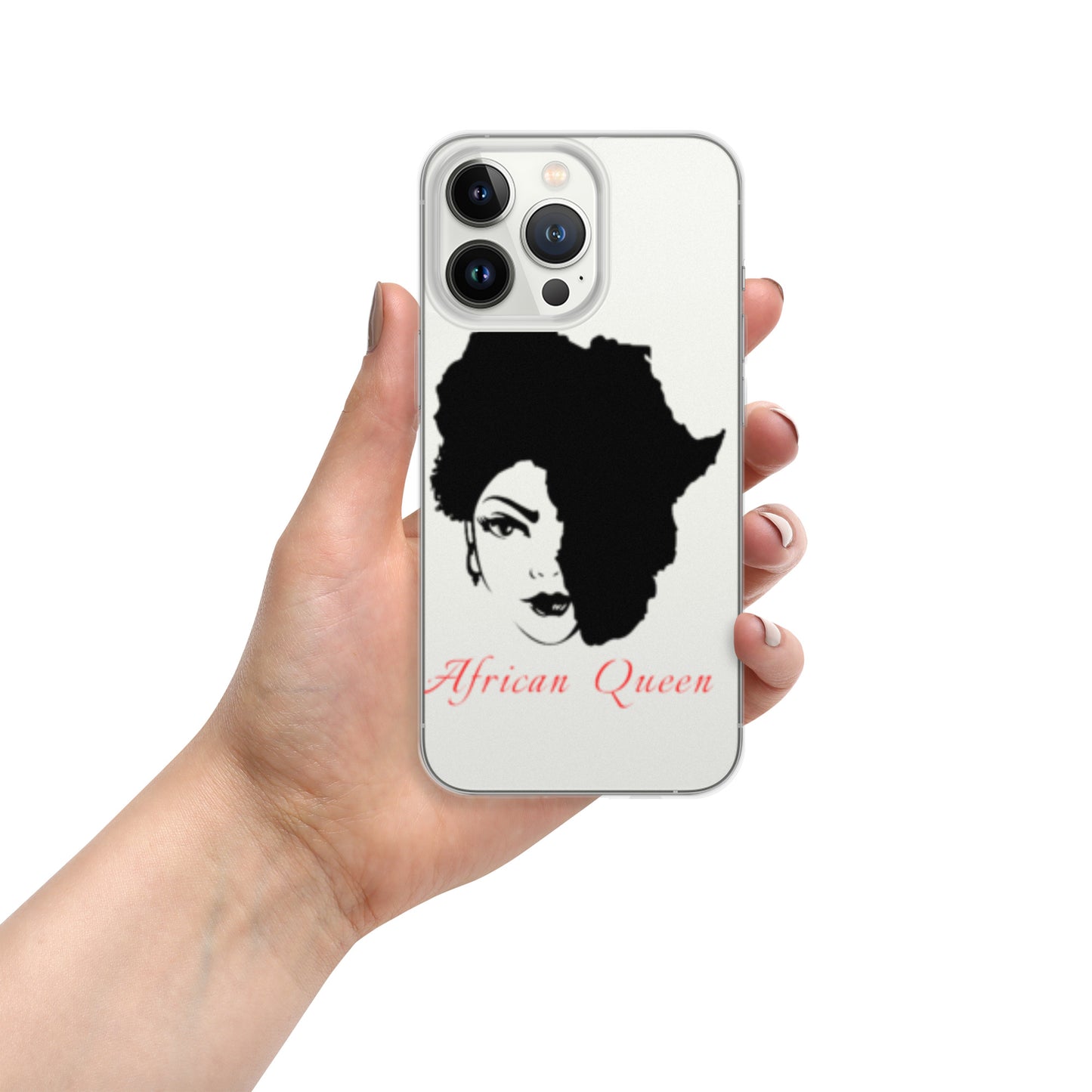 " African Queen" Clear Case for iPhone®