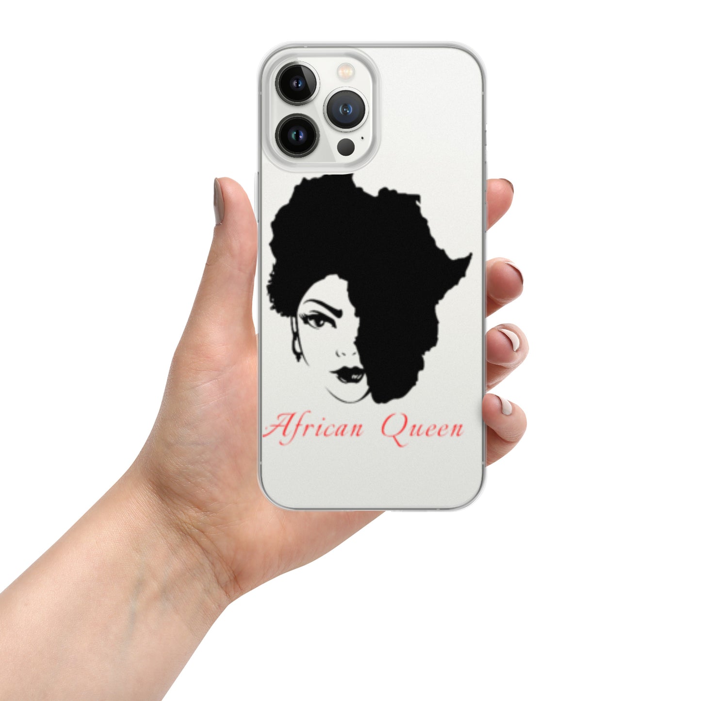 " African Queen" Clear Case for iPhone®