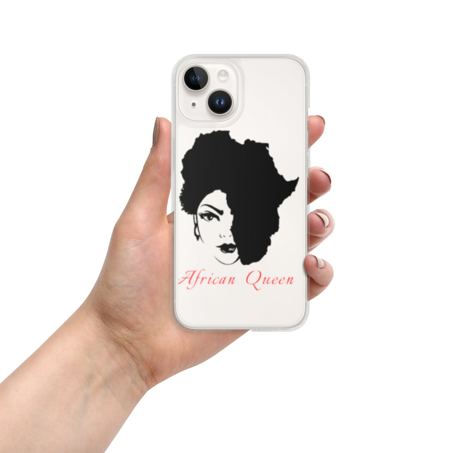 " African Queen" Clear Case for iPhone®