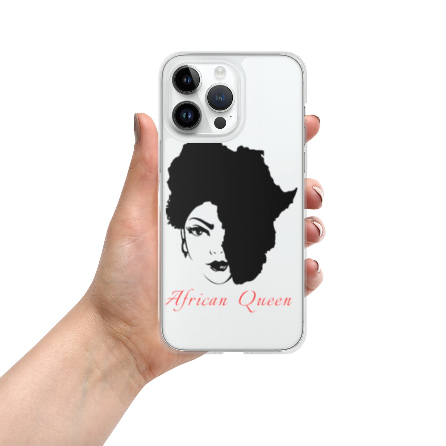 " African Queen" Clear Case for iPhone®