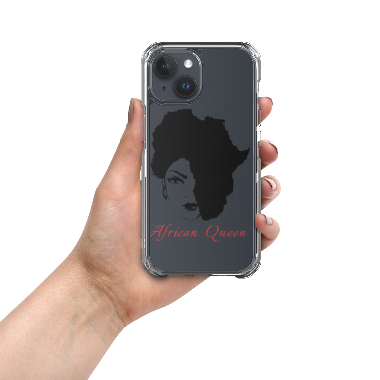 " African Queen" Clear Case for iPhone®