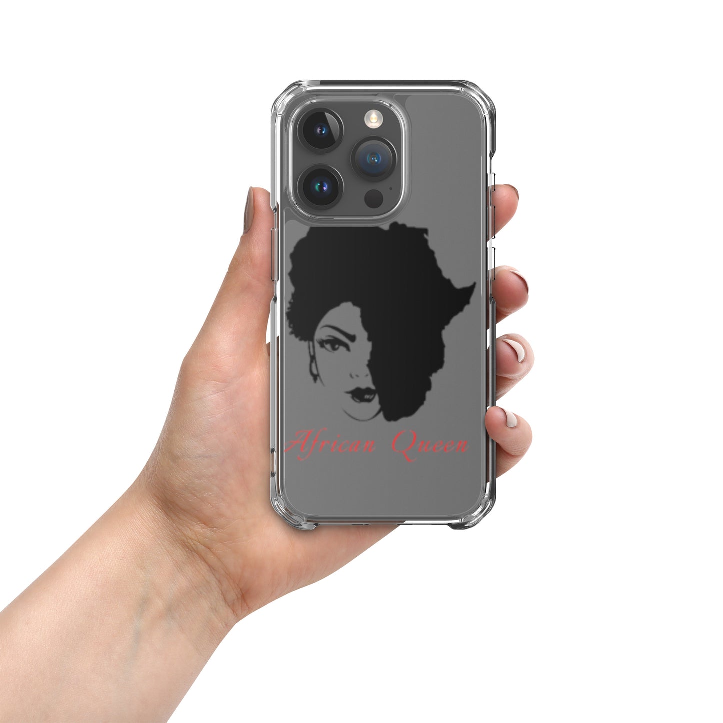 " African Queen" Clear Case for iPhone®