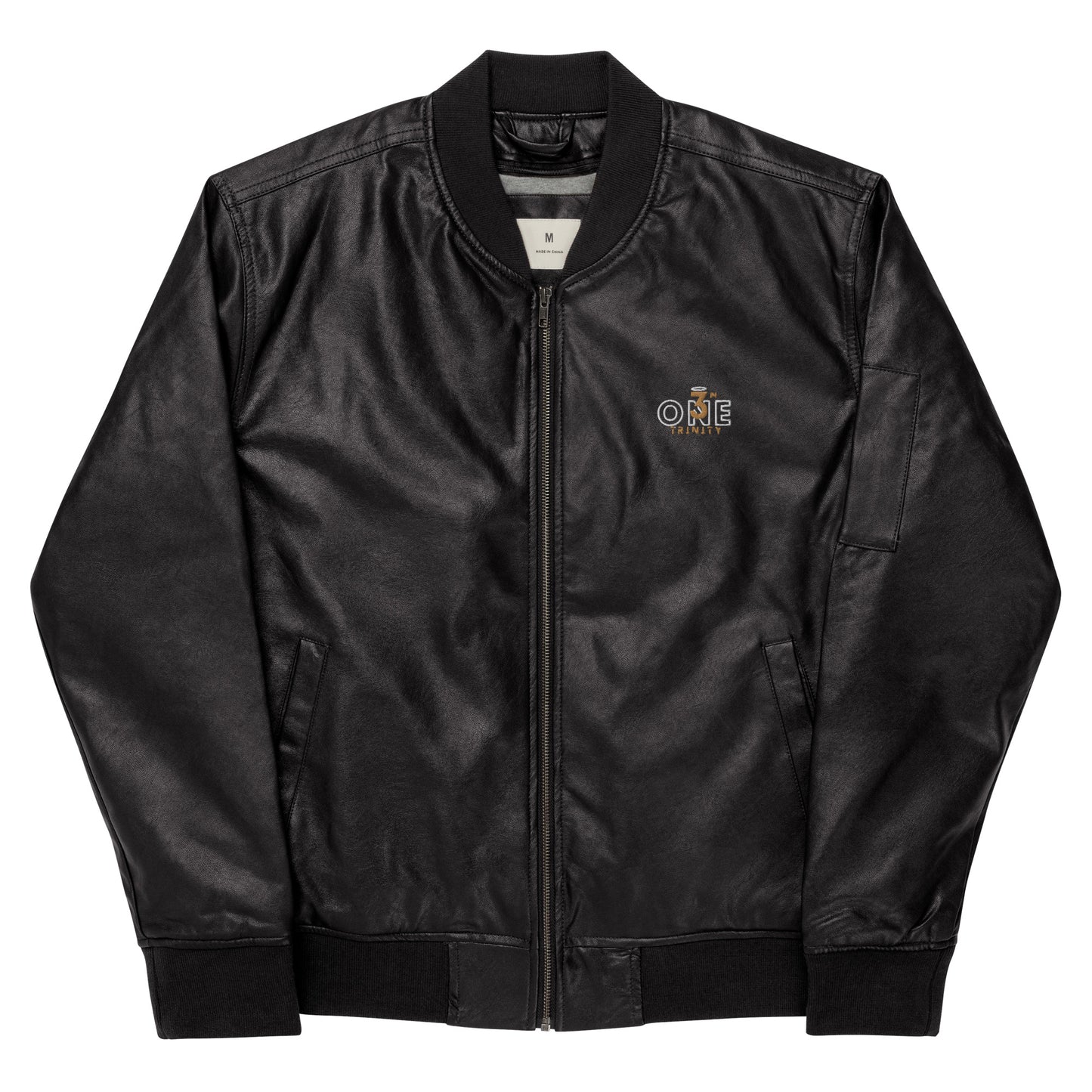 "3 IN ONE" Leather Bomber Jacket
