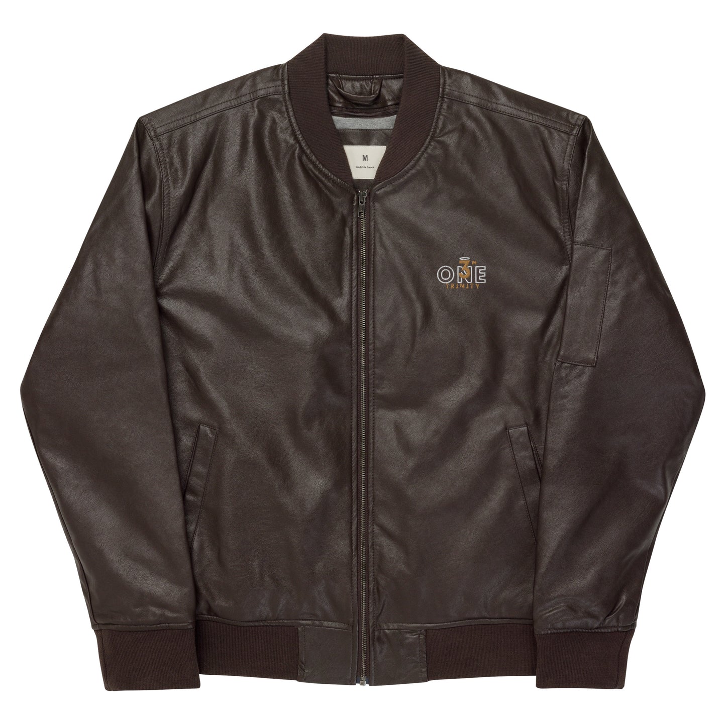 "3 IN ONE" Leather Bomber Jacket