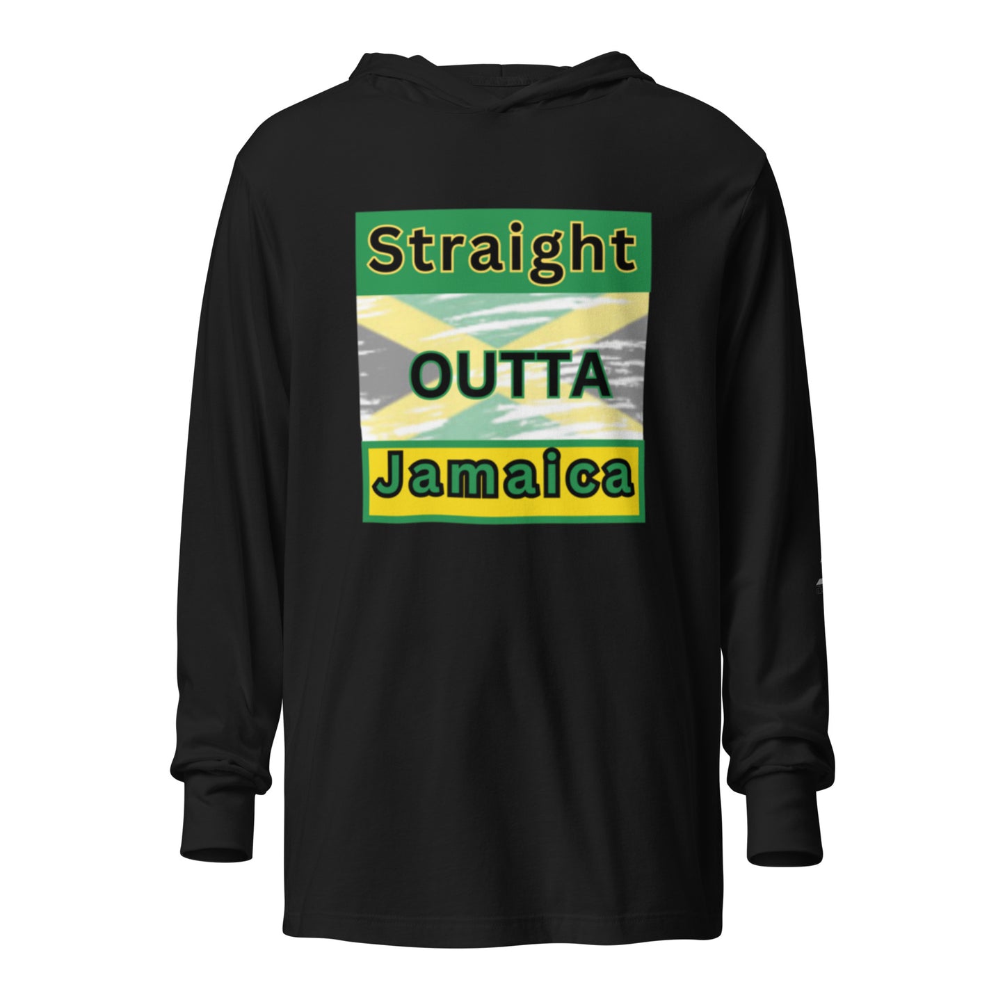"Outta Jamaica" Hooded long-sleeve tee