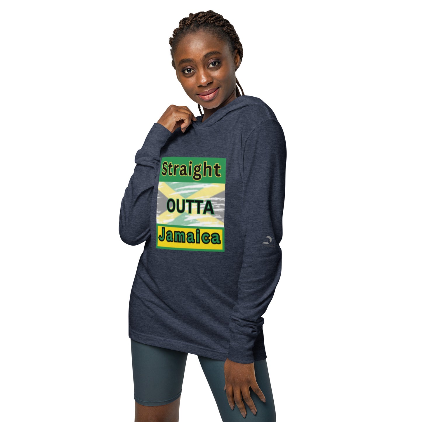 Hooded long-sleeve tee