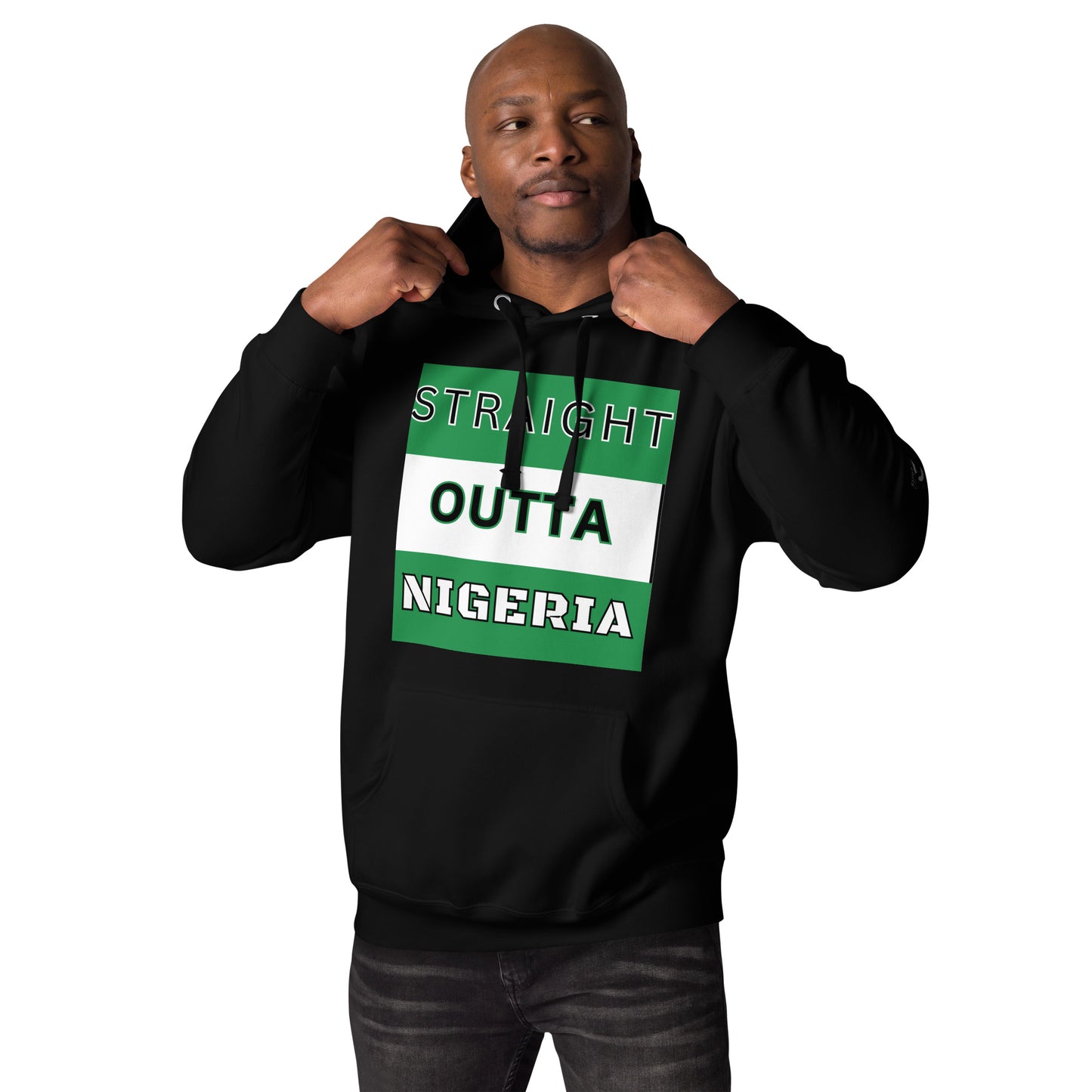 "STRAIGHT OUTTA NIGERIA" (GWG) Unisex Hoodie