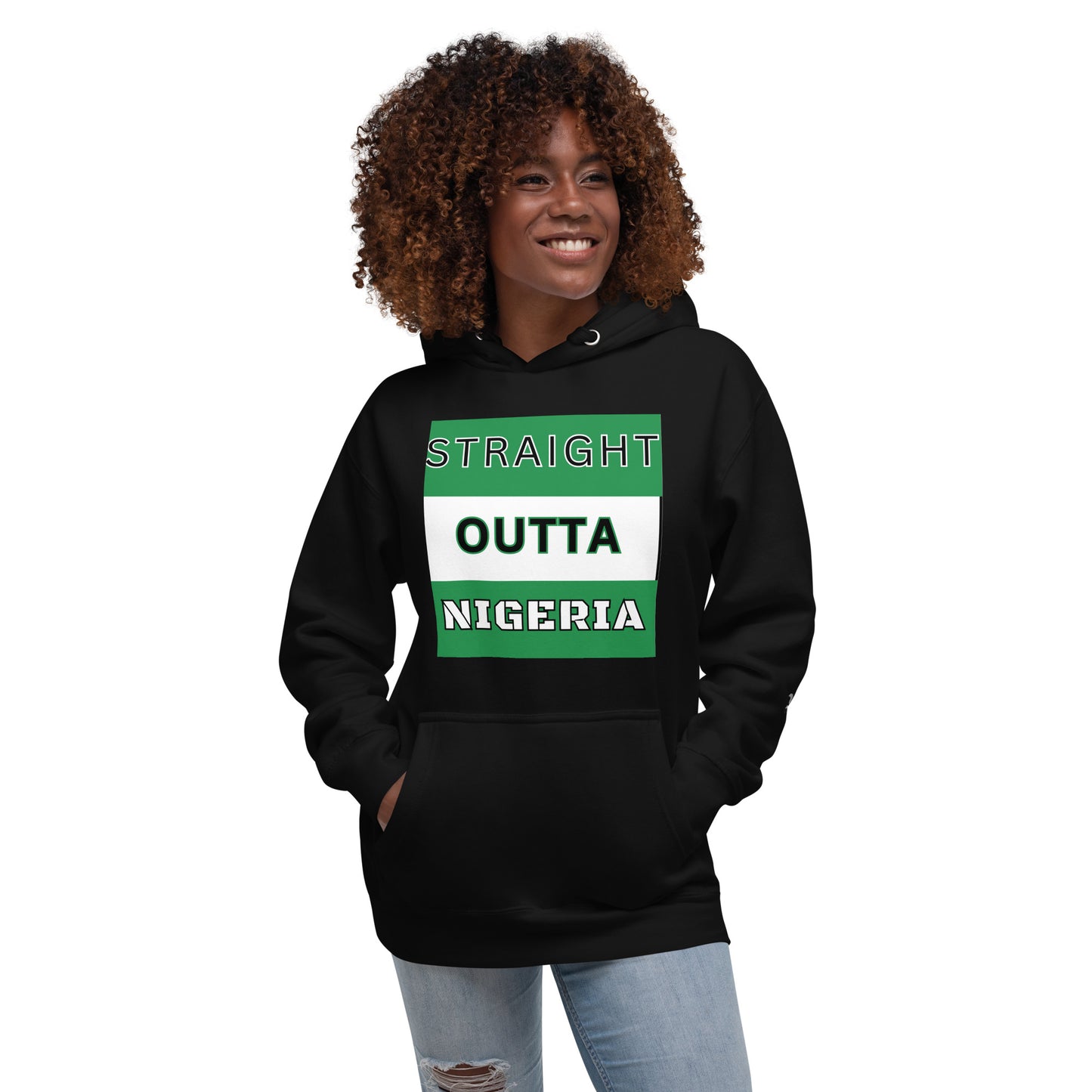 "STRAIGHT OUTTA NIGERIA" (GWG) Unisex Hoodie