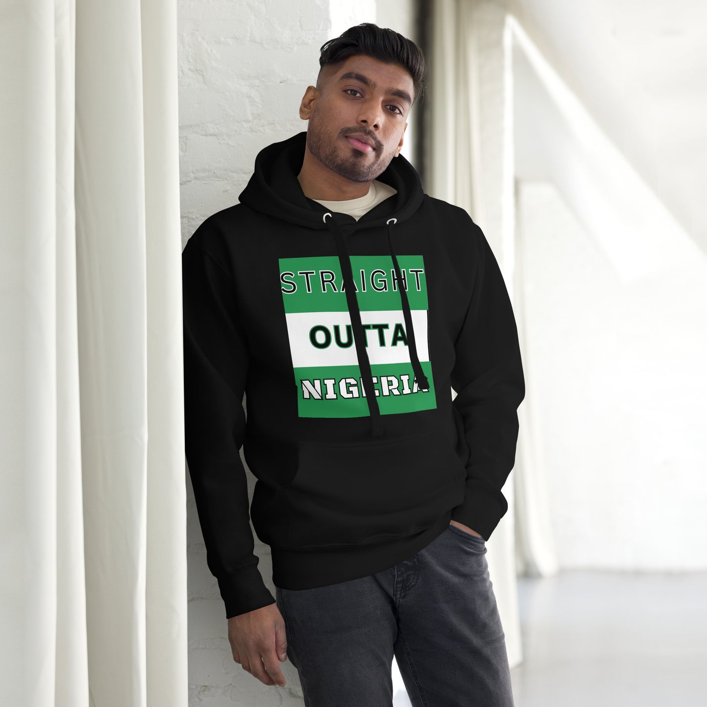 "STRAIGHT OUTTA NIGERIA" (GWG) Unisex Hoodie
