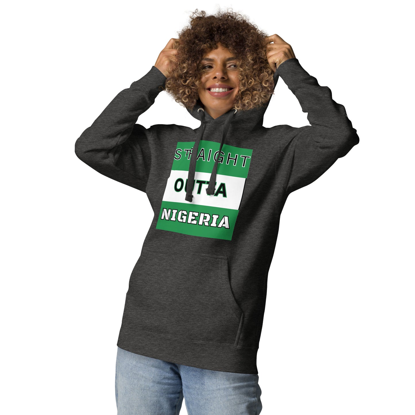 "STRAIGHT OUTTA NIGERIA" (GWG) Unisex Hoodie