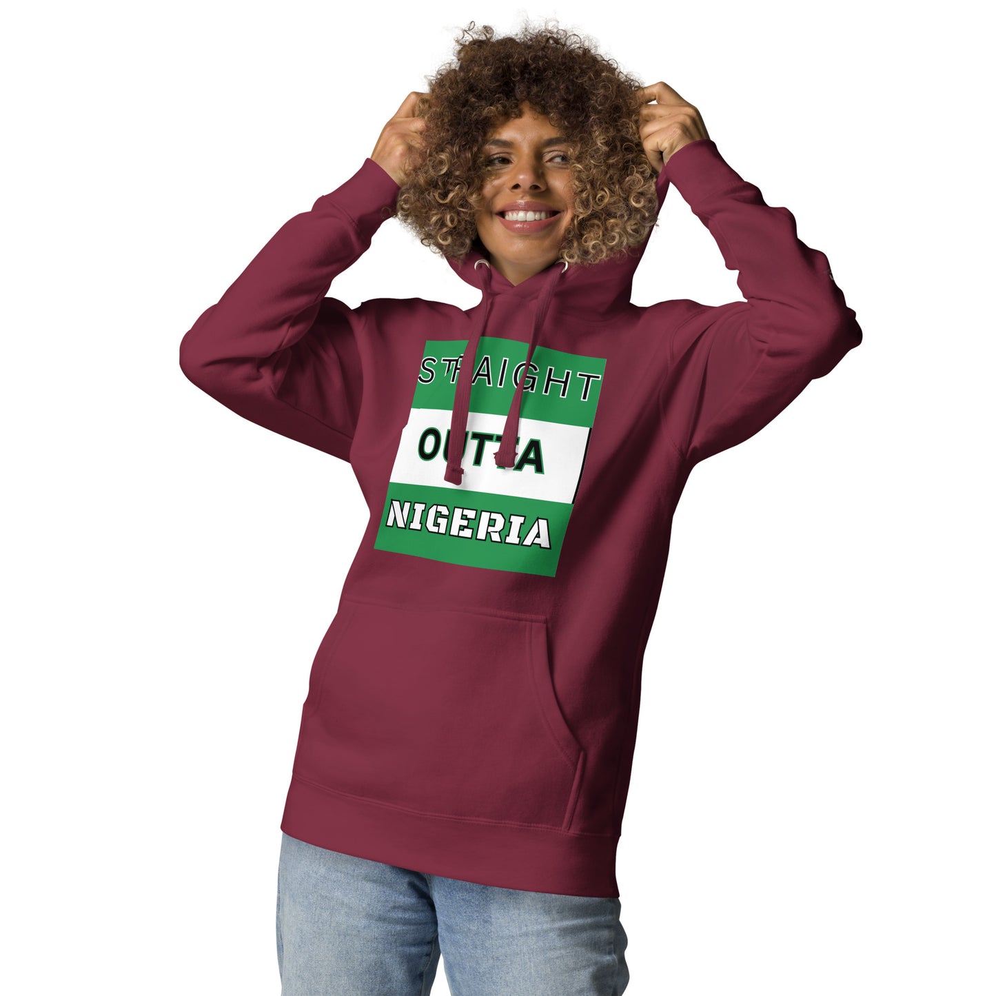 "STRAIGHT OUTTA NIGERIA" (GWG) Unisex Hoodie
