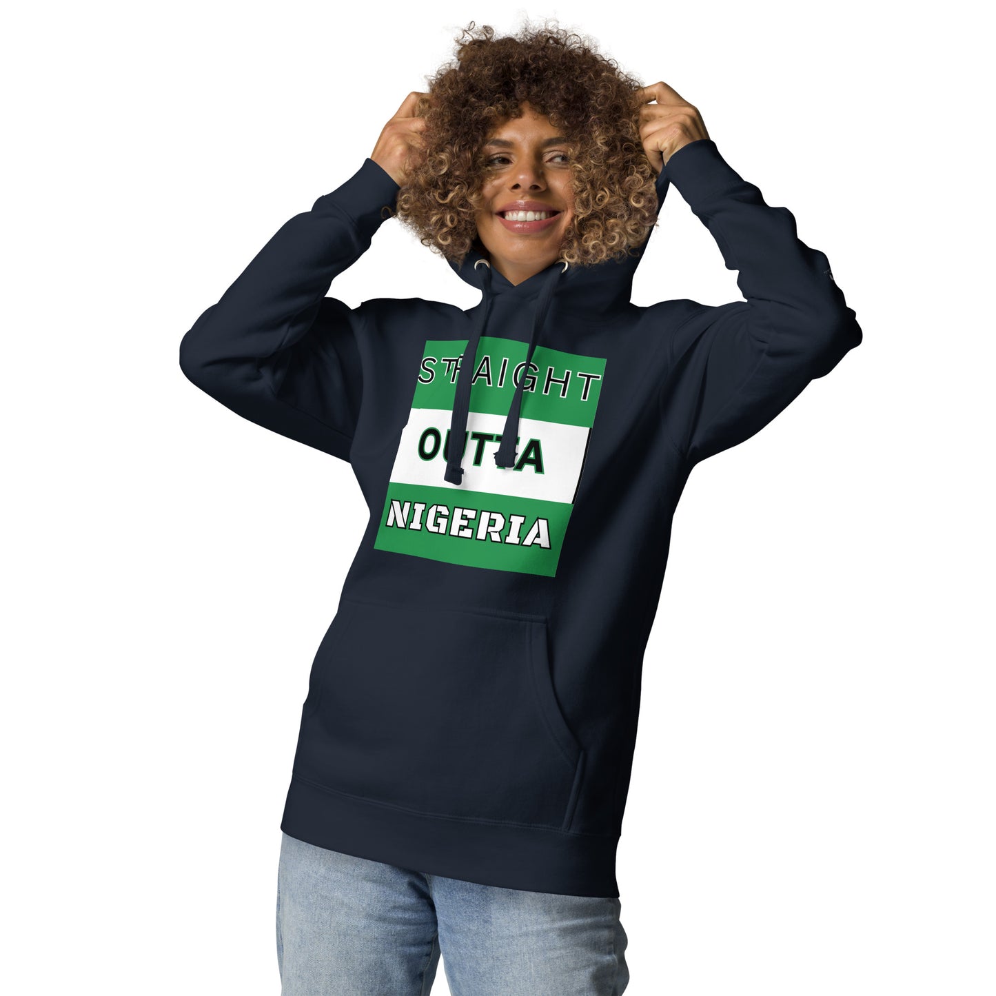 "STRAIGHT OUTTA NIGERIA" (GWG) Unisex Hoodie