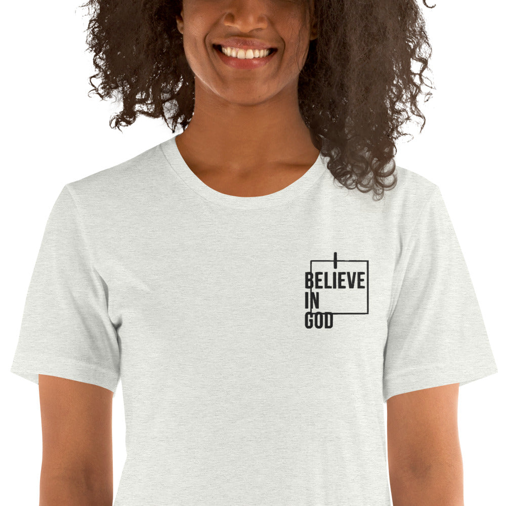 "I Believe In God" Unisex t-shirt