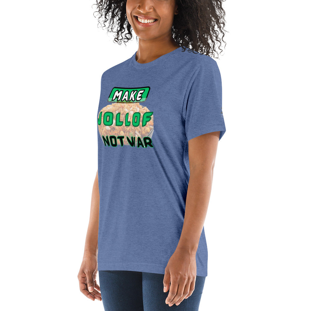 "Make Jollof Not War" Short sleeve t-shirt