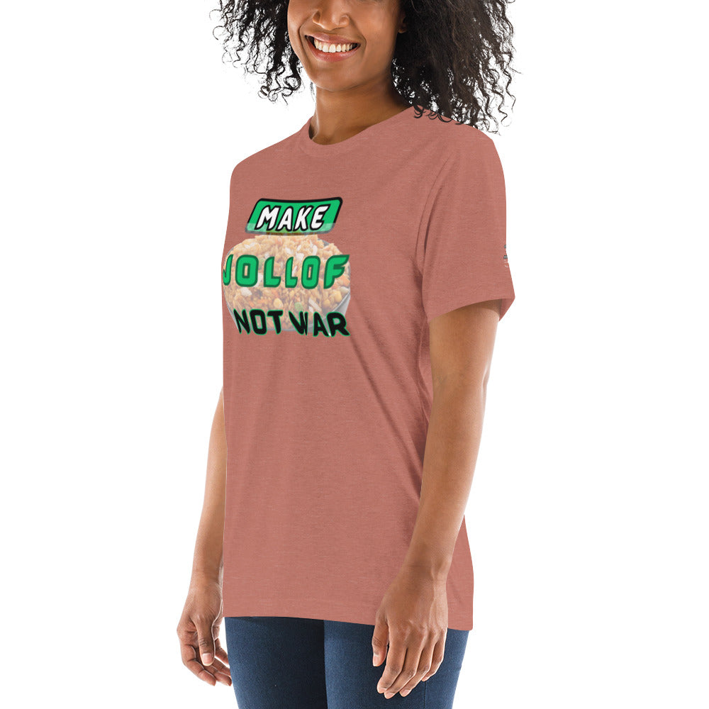 "Make Jollof Not War" Short sleeve t-shirt