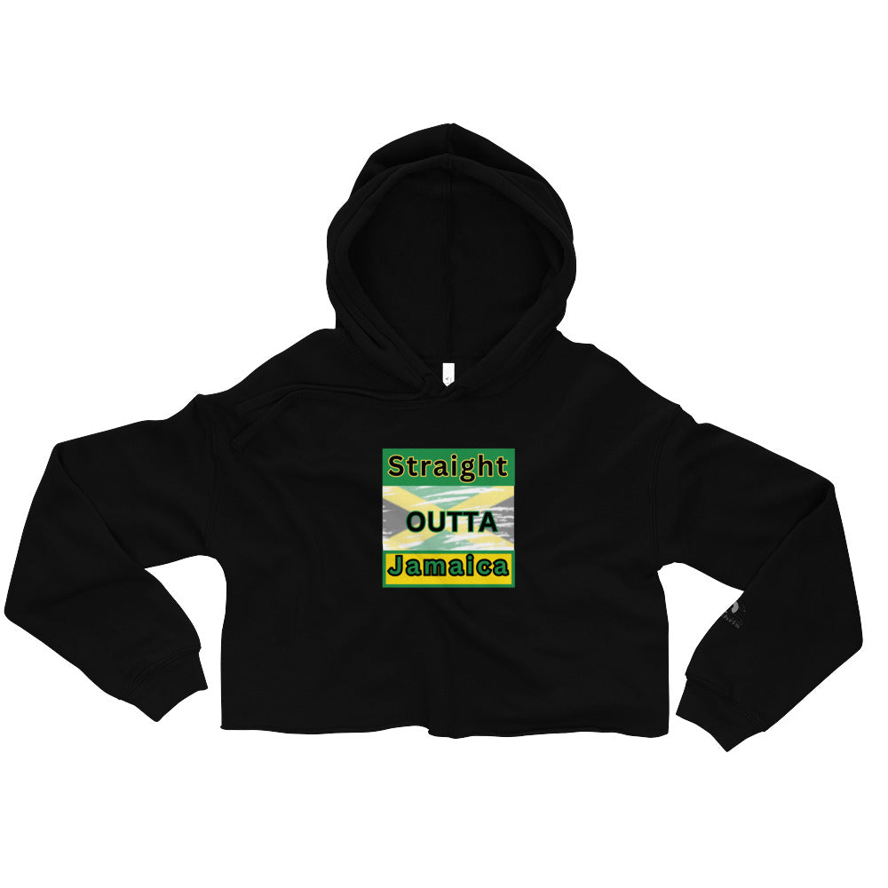 "Outta Jamaica"Crop Hoodie