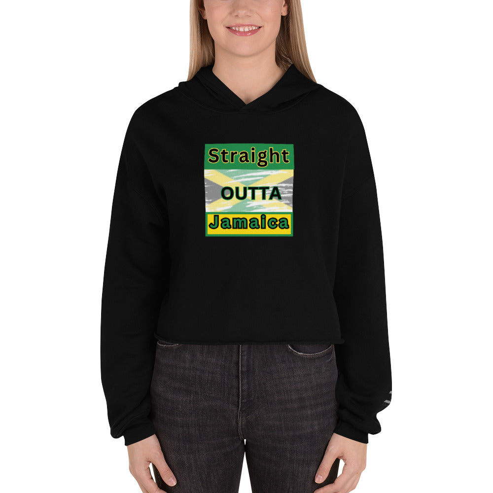 "Outta Jamaica"Crop Hoodie
