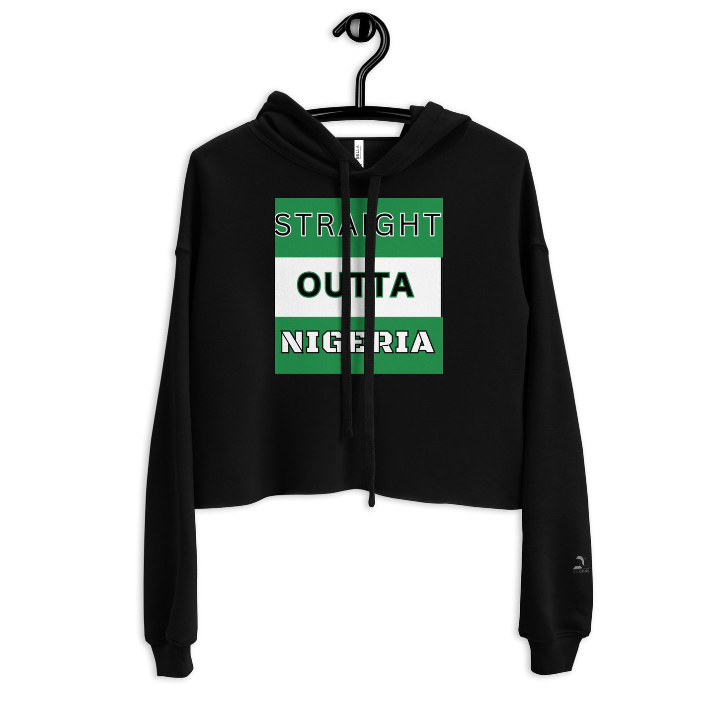 STRAIGHT OUTTA NIGERIA "GWG) Crop Hoodie