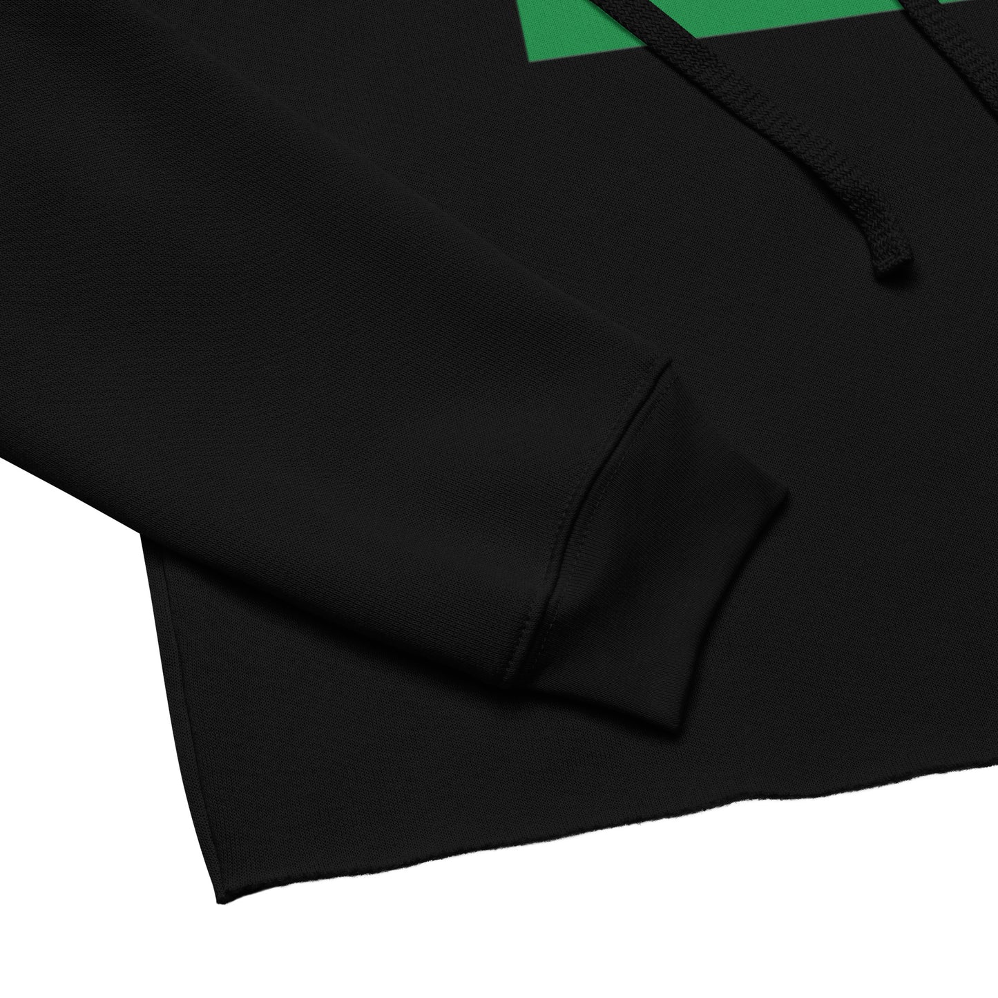 Straight Outta Nigeria" Crop Hoodie