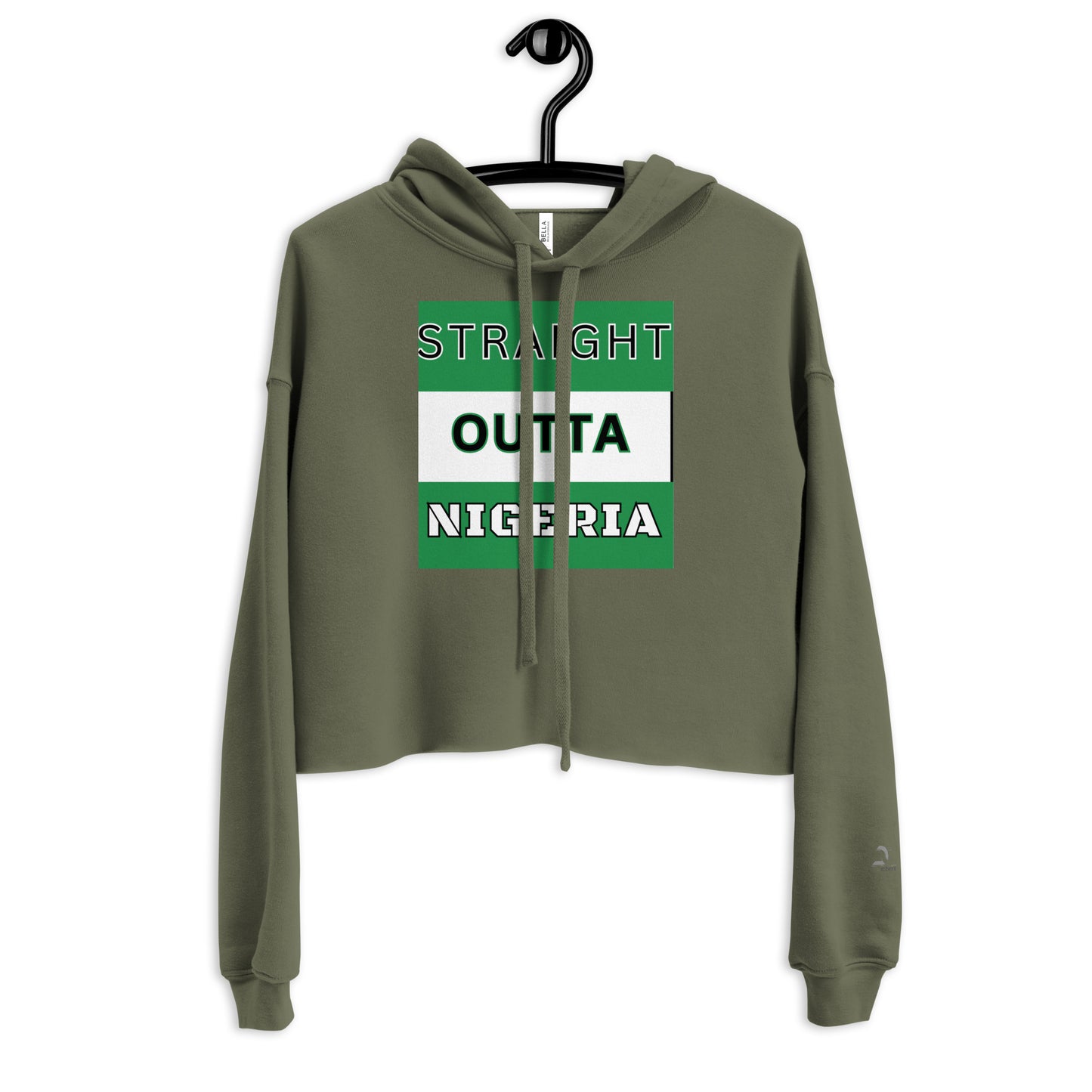 STRAIGHT OUTTA NIGERIA "GWG) Crop Hoodie