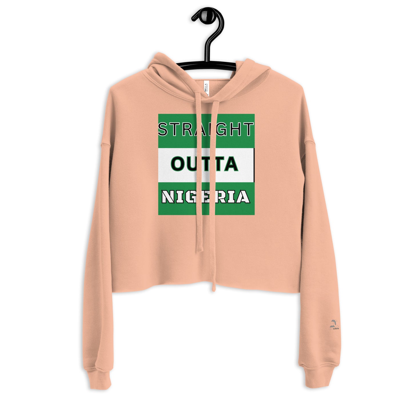 STRAIGHT OUTTA NIGERIA "GWG) Crop Hoodie