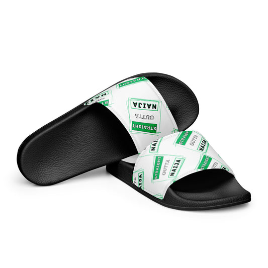 "Straight Outta Naija" Women's slides