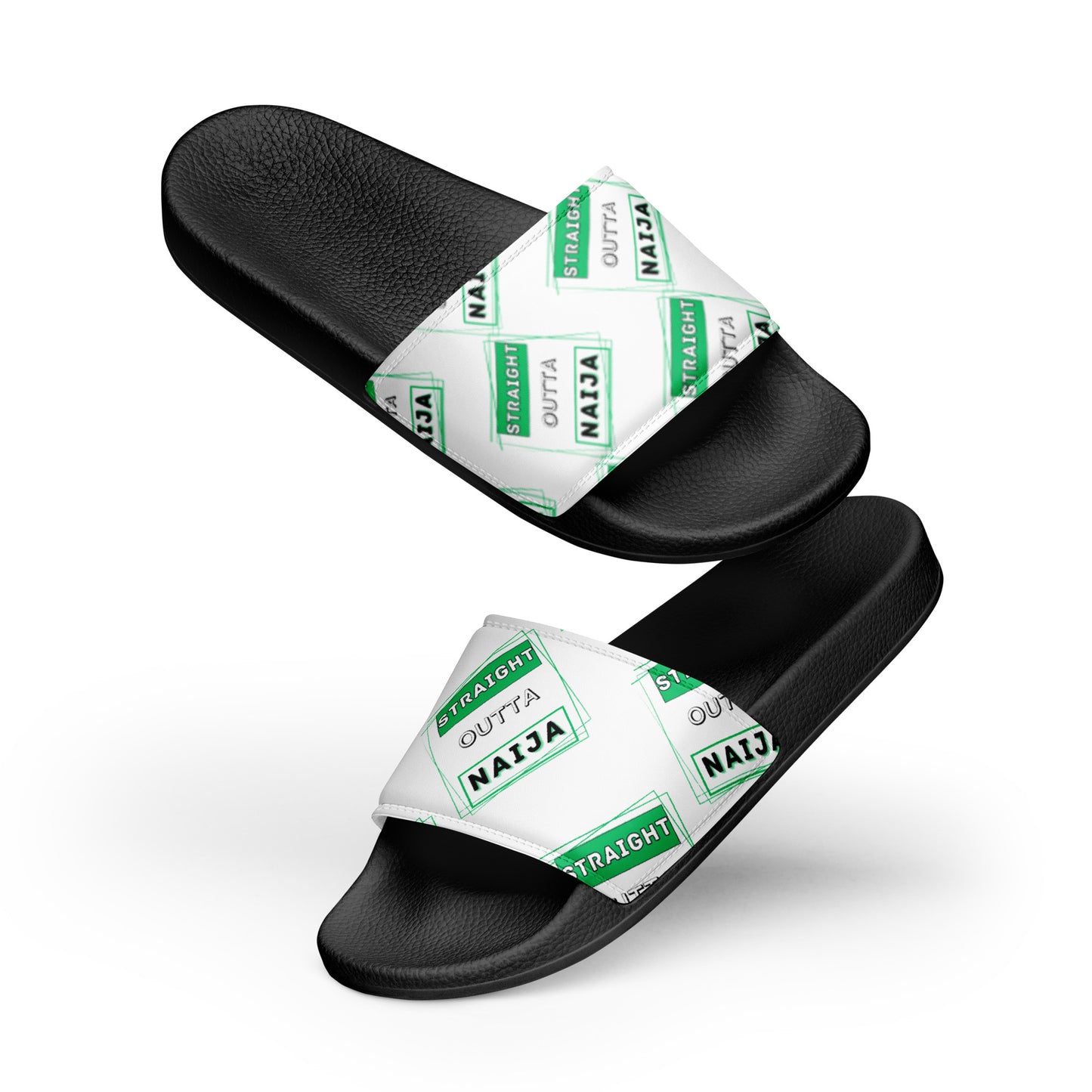 "Straight Outta Naija" Women's slides