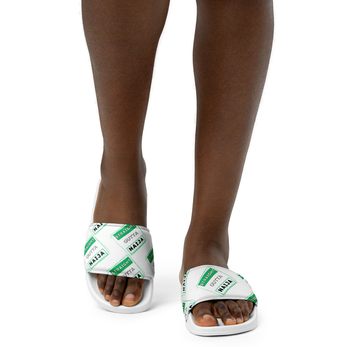 "Straight Outta Naija" Women's slides