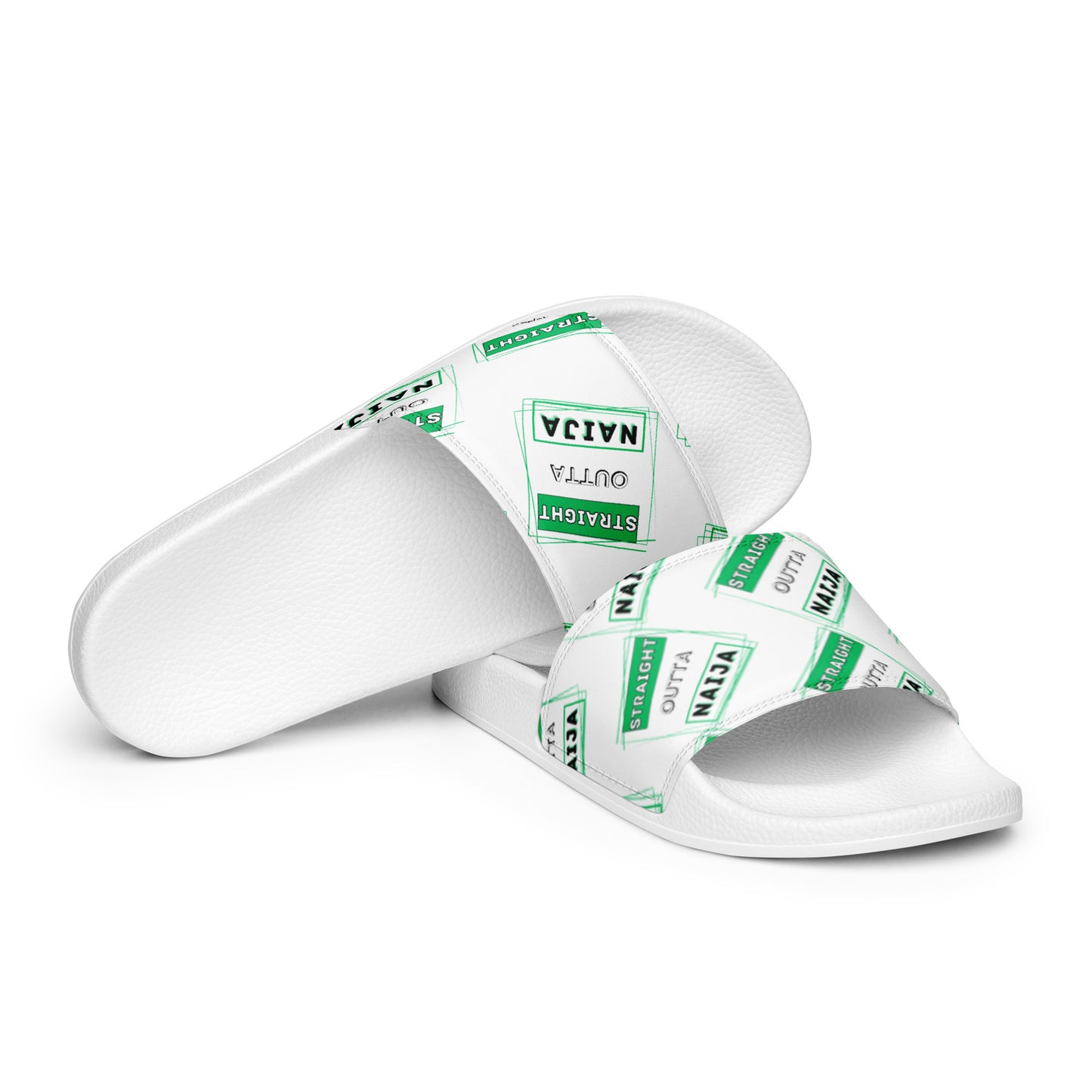 "Straight Outta Naija" Women's slides